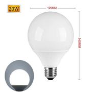 LAMPADINA LED 20 W LAMPADA GLOBO SFERA LUCE BIANCA E27 G125 [EEK: A]