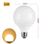 LAMPADINA LED 20 W LAMPADA GLOBO SFERA LUCE CALDA E27 G125 [EEK: A]
