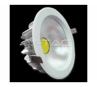 LAMPADINA LED 30W FARETTO ROTONDO FISSO DA INCASSO REFLECTOR COB DOWNLIGHT BIANC