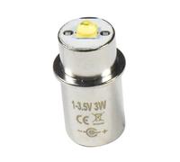 Lampadina LED 3W Ad Alta Potenza Per Maglite 2-Celle 3-Celle 2D 3D / 2C 3C Torce