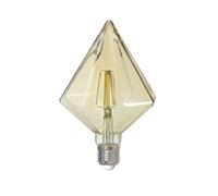 LAMPADINA LED 4W · 360lm, 2700K CON FILAMENTO E27 PIRAMIDE ANTICATA D.11,5XH.16,9