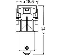 OSRAM LEDriving SL indicatore lampadina 7506DWP-2BL P21W non ECE