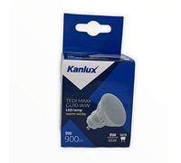 Lampadina Led 9W in ceramica Milky cover GU10 Kanlux TEDI MAXX LED GU10-WW Cod. 23412 - Bianco Caldo 3000K