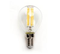 Lampadina Led a Filamento E14 G45 a sfera 4W Bianco neutro 4000K Neos