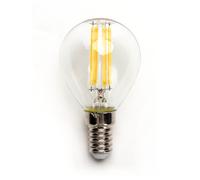 Lampadina Led a Filamento E14 G45 a sfera 6W Bianco caldo 2700K Neos