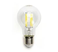 lampadina led filamento a60 8w attacco e27 1000 lumen 6500k luce fredda d60h105mm angolo 360 gradi equivale a 75w incadescenza