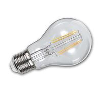 Lampadina LED a filamento E27 con sensore crepuscolare, potenza 4,2W, colore luce bianco caldo, 450lm, sensibilità alla luce <30 lux
