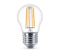 Lampadina Led a Filamento E27 G45 a sfera 4W Giallo Novaline