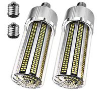 Lampadina LED A Forma di Mais, 100 W, 12000 Lm, Attacco E26/E27, con Adattatore E39, Lampadine LED per Grandi Superfici, per Interni Ed Esterni, Garage, Magazzini, Illuminazione A ，5000k