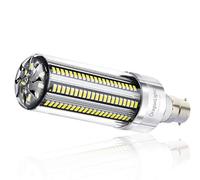 Lampadina LED a pannocchia super luminosa da 50 W con attacco a baionetta B22 (equivalente a 400 Watt), 6000 K, luce diurna, 6.000 lumen, CRI 90+, per illuminazione residenziale e commerciale da