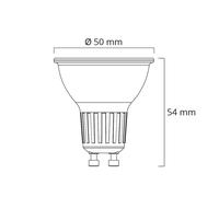 Lampadina LED a riflettore Sylvania, GU10, 2 W, 3.000 K, 360 lm, dimmerabile Sylvania
