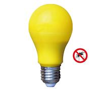 NovaLine Lampadina LED Antizanzare 9W, 1700K, 590nm, Attacco E27, 60mm*109mm, Fino a 20mq di Copertura
