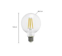 Lampadina LED Arcchio Globe G95 E27 3,8 W 2.700 K a filamenti Arcchio