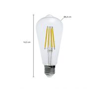 Lampadina LED Arcchio Rustika E27 3,8 W 3.000 K 806 lm trasparente Arcchio