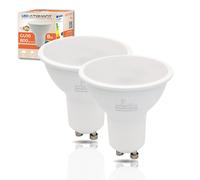 Lampadina LED ATOMANT GU10 LED 8W, 800 Lumen, equivalente a 80W alogeno, basso consumo, luce potente e chiara, ideale per cucine, bagni o aree di lavoro, accensione istantanea, lunga durata e alta