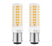 Lampadina LED B15d 10W Luce Calda 3000K, 900LM, Equivalente a Lampadina Alogene B15d 75W-100W, AC 220-240V, Lampadine Baionetta LED Doppio Contatto, non dimmerabile, set di 2