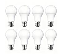 Lampadina LED B22 a baionetta 15W equivalente 150W 3 temperature di colore Risparmio energetico Anti-sfarfallio per Soggiorno Camera da letto Cucina Non dimmerabile(Warm white 3000K,8 Pack)
