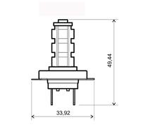 Lampadina Led Blu H7 12v