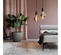 Lampadina LED Calex Organic Evo E27 6W dimmerabile in titanio 2101001700