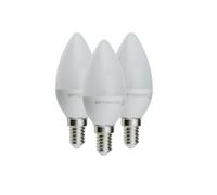 Lampadina LED Candela E14 5.5 Watt Resa 40Watt Risparmio Energetico 6000K Pezzi 3