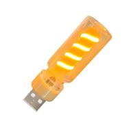 Lampadina LED con luce calda, compatta USB Plug-In Night Lamp, Atmosphere Lights for Bedroom, Bathroom, Hallway, Nursery, Kitchen, and Car, Energy-Efficient Lights