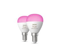 Philips Hue White and Color ambiance Sferetta - lampadina connessa E14 - (confezione da 2)