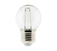 Lampadina LED decorativo filamento rosso 3 W E27 sferico