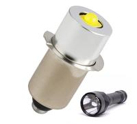 Lampadina LED di Ricambio 3V P13.5S 3W per Torcia Maglite 2D, Lampada Torcia LED 3V, Lampadina Sostitutiva Alta Luminosità, Sicura e Affidabile, Facile da Installare, Adatta per Luce di Emergenza (3V)