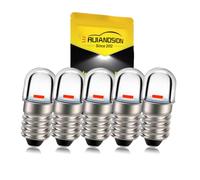 Lampadina LED E10 4.5V rossa per strumenti di misura radio d'epoca, 5 pezzi