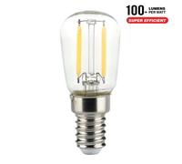 V-TAC Lampadina LED Filamento per Frigorifero e Lampade - Attacco E14-2W - 200 Lumen - Lampadine LED T26 Piccole per Massima Efficienza e Risparmio Energetico - Luce 6500K Bianca Fredda