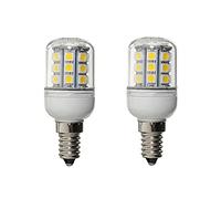 Lampadina LED E14 3 W 30 5050 SMD 12 V a 24 V DC antideflagrante luce bianca calda 3000 K - 3500 K (confezione da 2)