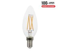 V-TAC VT-1986 4W LED CANDLE FILAMENT BULB COLORCODE:4000K E14