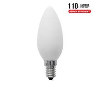 LAMPADINA LED E14 4W FILAMENTO OPACA CALDA CANDELA AP35_4-ALC929976 ALCAPOWER