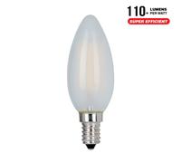 LAMPADINA LED E14 4W FILAMENTO SATINATA CALDA CANDELA APF37O_4-ALC929887 ALCAPOWER