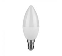 LAMPADINA LED E14 6.5W BIANCO CALDO A CANDELA VT-268-N-N-LED211111 V-TAC