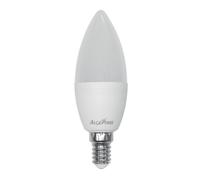 LAMPADINA LED E14 8W BIANCO FREDDO A CANDELA C37 AP08O_-ALC940055 ALCAPOWER