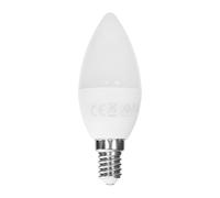 Lampadina Led E14 C37 a oliva 6W RGB + Bianco caldo 3000K con telecomando Aigostar