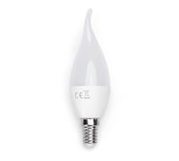 Lampadina Led E14 CL37 a colpo di vento 3W Bianco freddo 6400K Aigostar