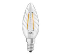 Lampadina LED E14 filamento tortiglione Osram 250 lm bianco caldo Bianco caldo