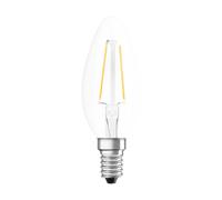 Lampadina LED E14 forma a candela Osram 250lm trasparente Trasparente