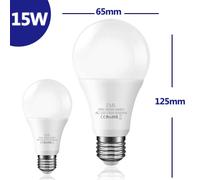 Lampadina LED E27 3W 10W 12W 15W Lampada Bulbo Freddo Bianco Caldo Lampadina [EEK: D]