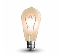 LAMPADINA LED E27 4.8W FIL. VINTAGE AMBRATA BIANCO CALDO VT-2066-LED217220 V-TAC
