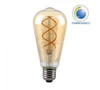 LAMPADINA LED E27 4.8W FILAMENTO VINTAGE AMBRATA BIANCO CALDO DIMMERABILE VT-2065D-LED217416 V-TAC