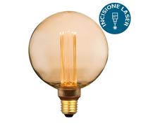 LAMPADINA LED E27 4W AMBRA G125 CON INCISIONI LASER VT-2195-LED217475 V-TAC