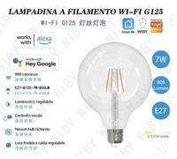 Lampadina Led E27 a Filamento 7W Smart Controllo Remoto Vocale Alexa Google