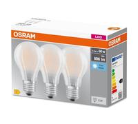 Lampadina LED E27 a goccia Osram 806 lm bianco neutro 3 pz Bianco neutro