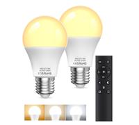 Lampadina LED E27 con Telecomando Lampadina E27 Dimmerabile Lampadine LED da 9W
