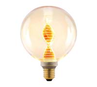 Lampadina LED E27 decorativa Dna G125 200 lm ambrata