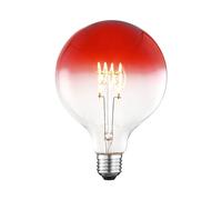 Lampadina LED E27 decorativa Globo 120 lm rosso Rosso