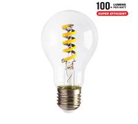 LAMPADINA LED E27 FILAMENTO 4W BIANCO CALDO SPIRALE VT-2164-LED7336 V-TAC